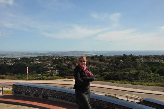 No alto do Soledad Natural Park, com uma bela vista de San Diego, no sul da Califórnia - Estados Unidos